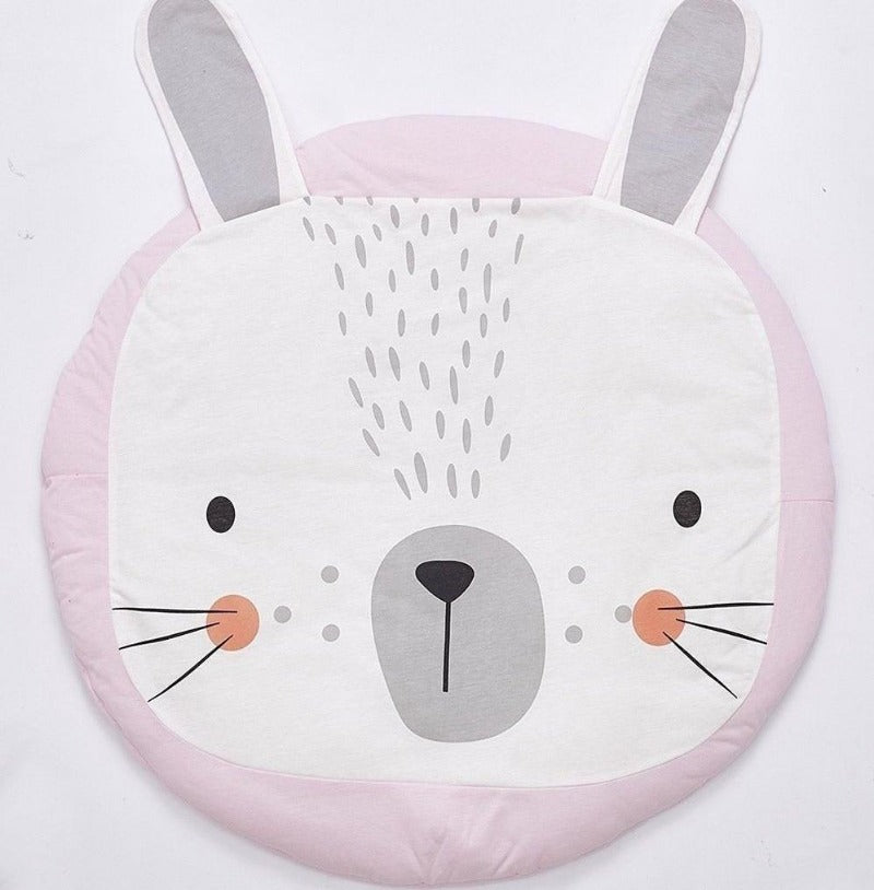 Pink Rabbit Kids Play Mat Just Kidding Store - Main Image