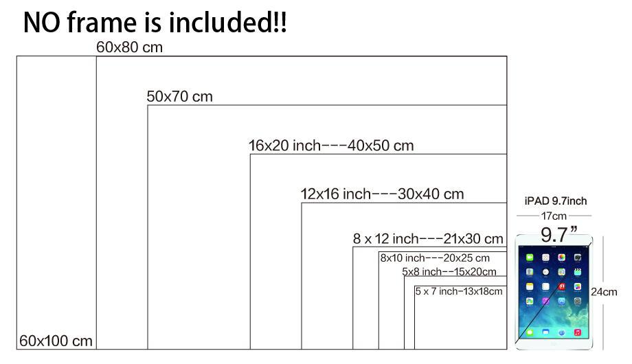 Canvas Wall Art - Ballerina Girl Mermaid Unicorn