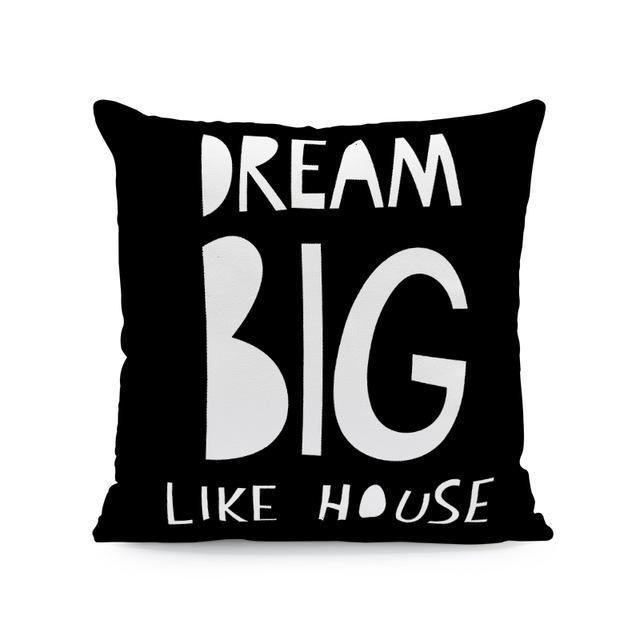 Nordic Style Cushion Covers - Dream Big - Just Kidding Store