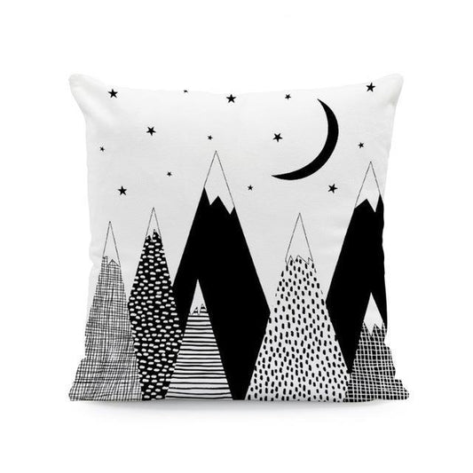 Nordic Style Cushion Covers High Mountains - Just Kidding Store