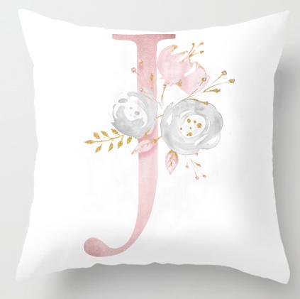 J Initial Personalised Cushion Cover - Just Kidding Store
