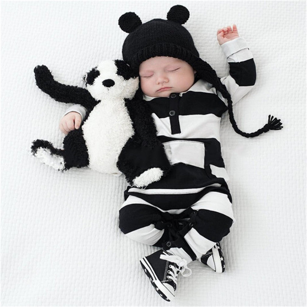 Jailbird Trendy Baby and Toddlers Stripped Romper - Just Kidding Store