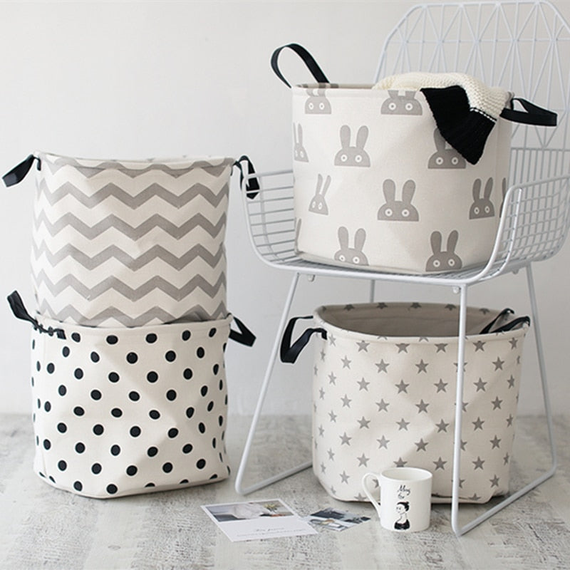 Nordic Style Storage Baskets - Kids Hamper Bag - Just Kidding Store
