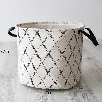 Nordic Style Storage Baskets - Kids Hamper Bag - Just Kidding Store
