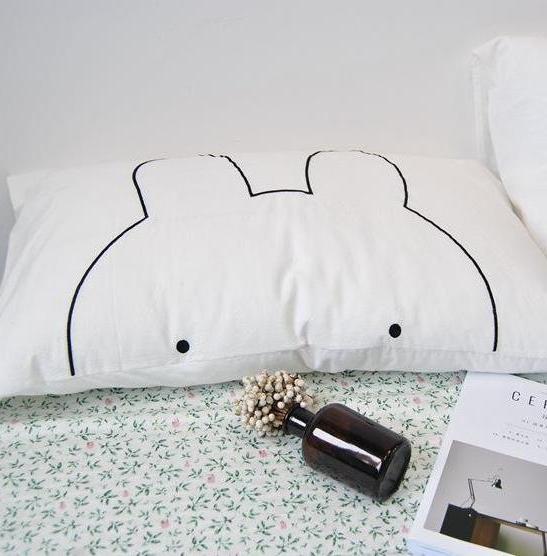 Miffy Pillow Cover - Kawaii Bunny Pillowcase - Just Kidding Store