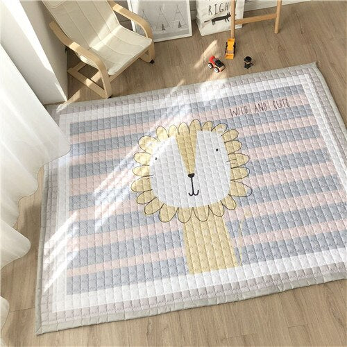 Oversized Kids Play Mat - Quilted Anti Skid Carpet - Just Kidding Store