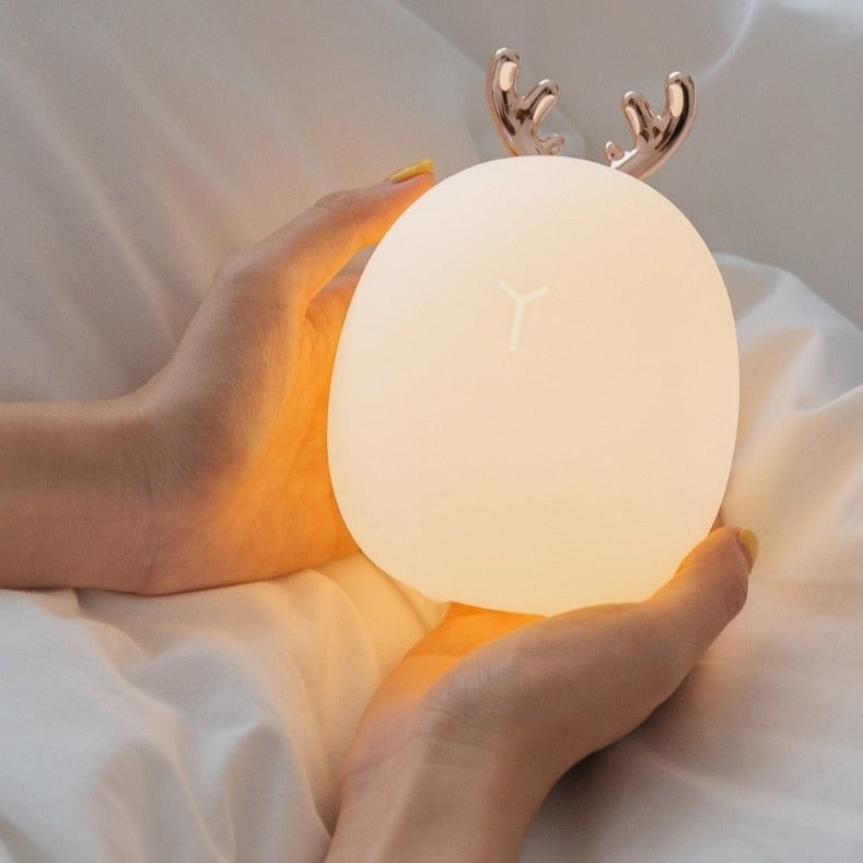 Dimmable SIlicone LED Night Light - Rabbit - Deer - Just KIdding Store