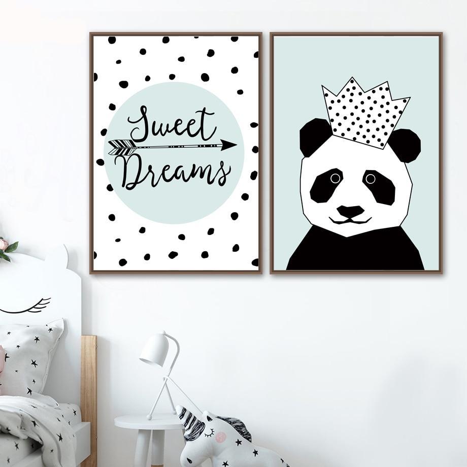 Canvas Wall Art - Nordic Style Kids Posters - Just Kidding Store