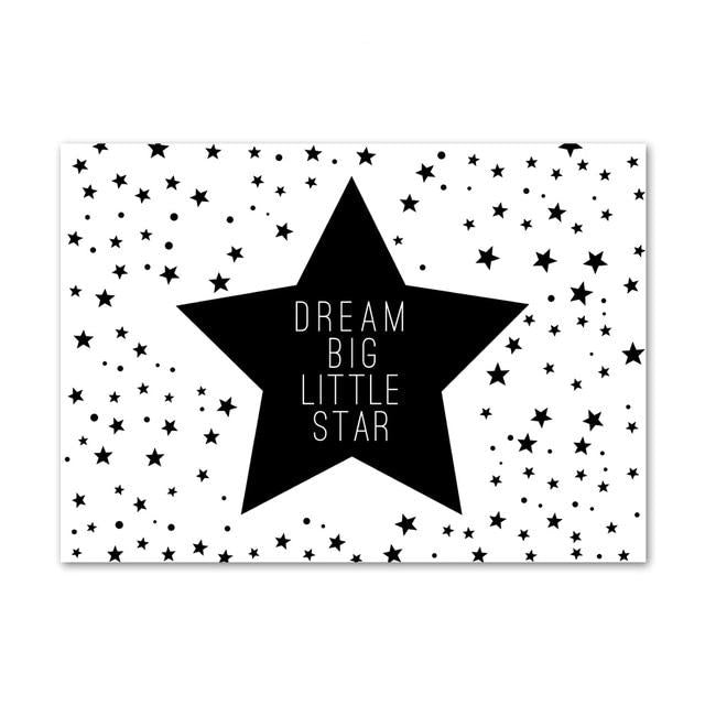 Canvas Wall Art - Nordic Style Kids Posters - Just Kidding Store
