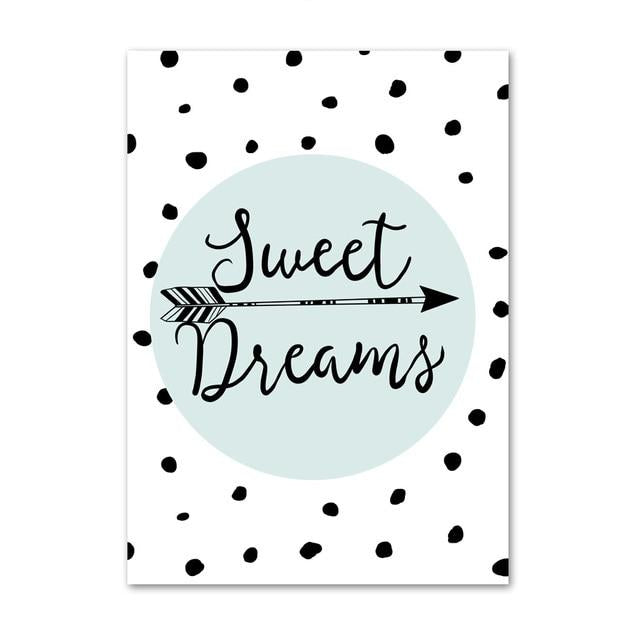 Canvas Wall Art - Nordic Style Kids Posters - Just Kidding Store