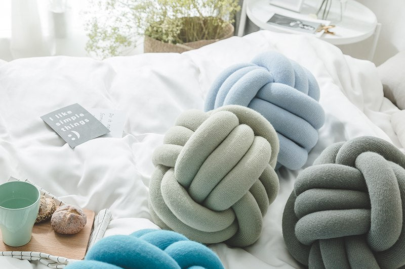 Handmade Knot Jersey Pillow - Just Kidding Store