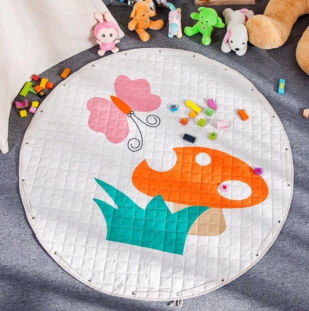 Spring Kids Activity Play Mat - Toy Storage Pouch - Just Kidding Store