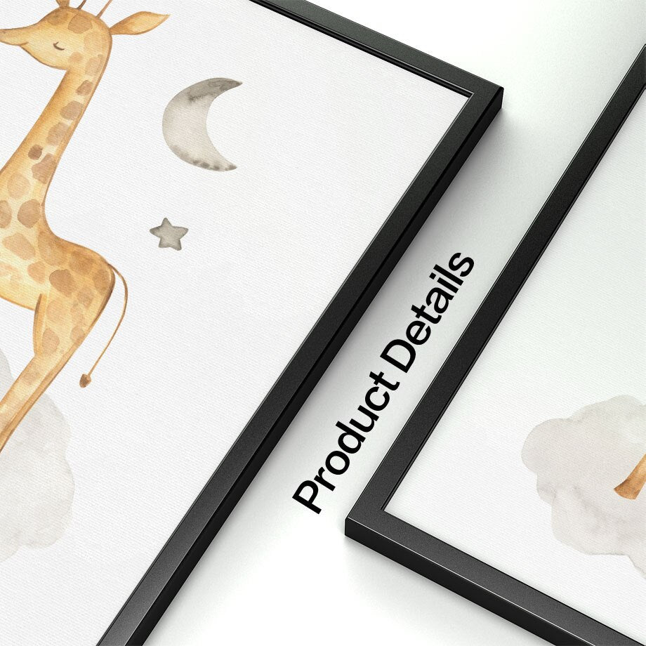 Wild Animals Canvas Paintings - Zebra, Rhino, Tiger, Elephant, Lion