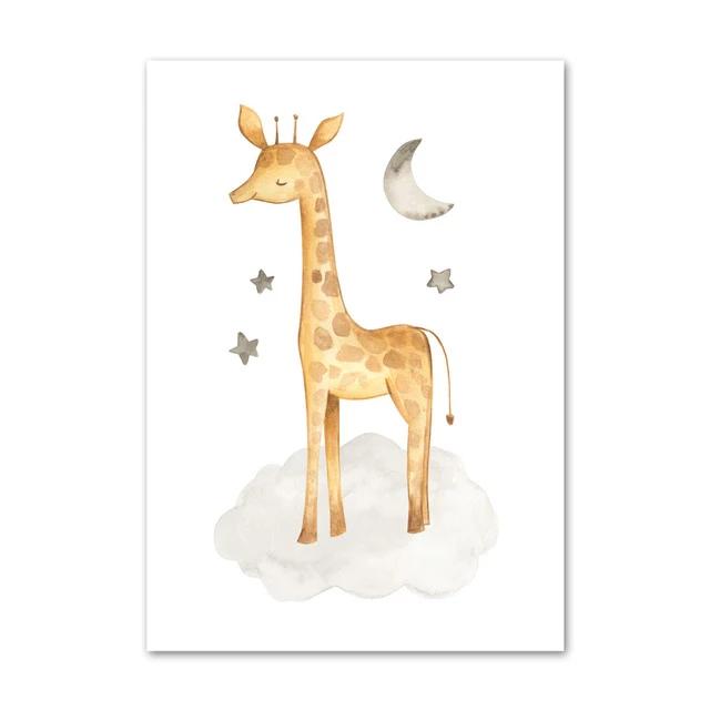 Wild Animals Canvas Paintings - Zebra, Rhino, Tiger, Elephant, Lion - Just Kidding Store