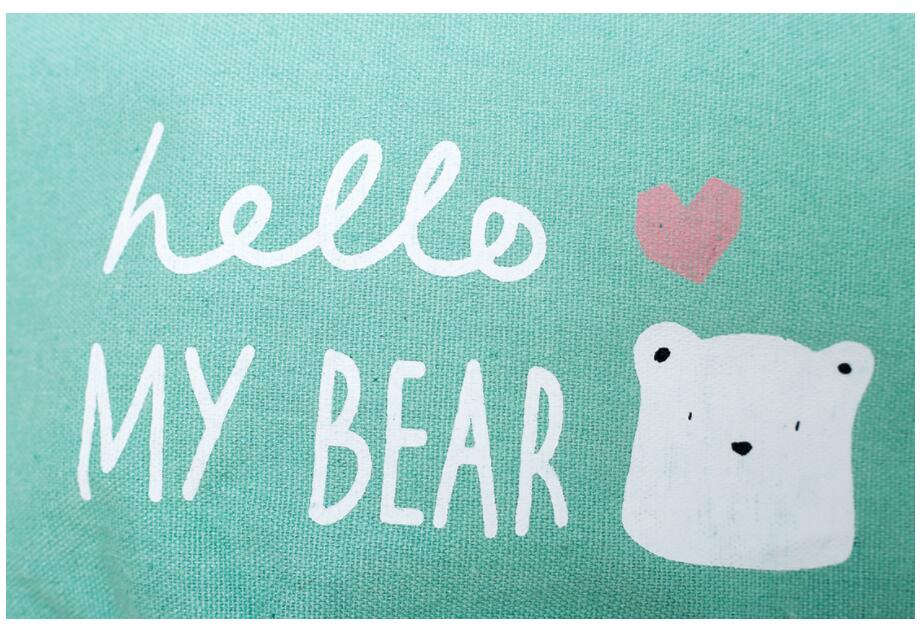 Wall Hanging Storage Organizer - Hello My Bear - Just Kidding Store
