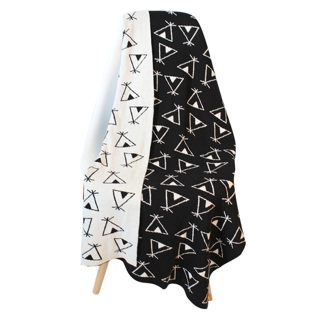 Indian Tent Baby Cotton Blanket - Kids Blanket - Just Kidding Store