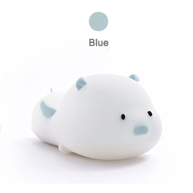 Piggy Night Light - Touch Sensor Color Switching Lamp - Just Kidding Store