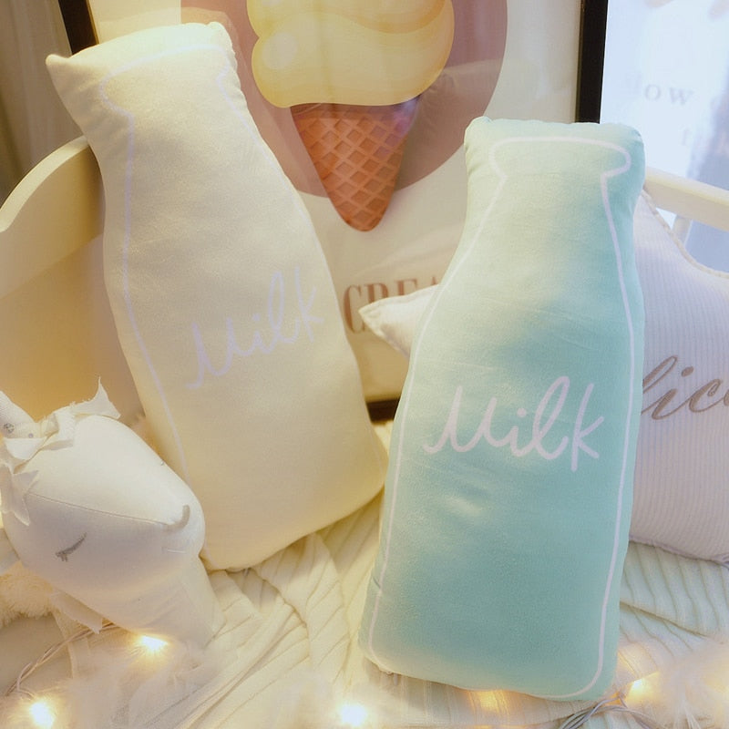 Milk Bottle Plush Cushion Kids Milk Bottle Pillow - Just Kidding Stor