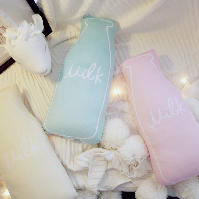 Milk Bottle Plush Cushion KIds Milk Bottle Pillow - Just Kidding Store