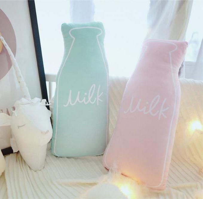 Milk Bottle Plush Cushion KIds Milk Bottle Pillow - Just Kidding Store