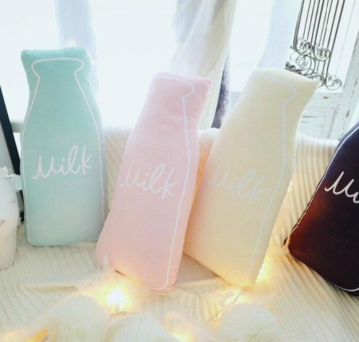 Milk Bottle Plush Cushion KIds Milk Bottle Pillow - Just Kidding Store