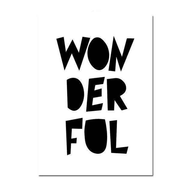 Adventure Inspiring Nordic Kids Monochrome Canvas Wall Art - Just Kidding Store