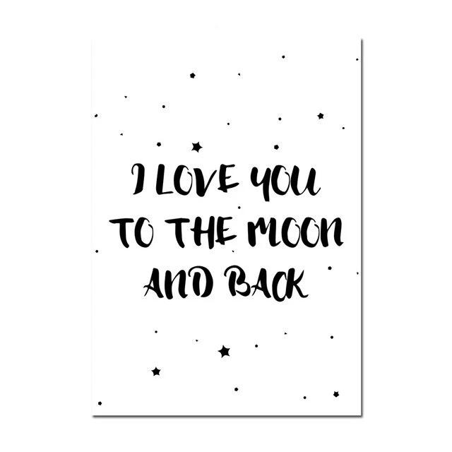 Adventure Inspiring Nordic Kids Monochrome Canvas Wall Art - Just Kidding Store