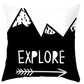 Explore Kids Adventure Style Nordic Cushion Covers - Just Kidding Store