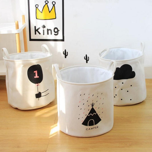 Tube Toy Organizer - Storage Basket - Just Kidding Store