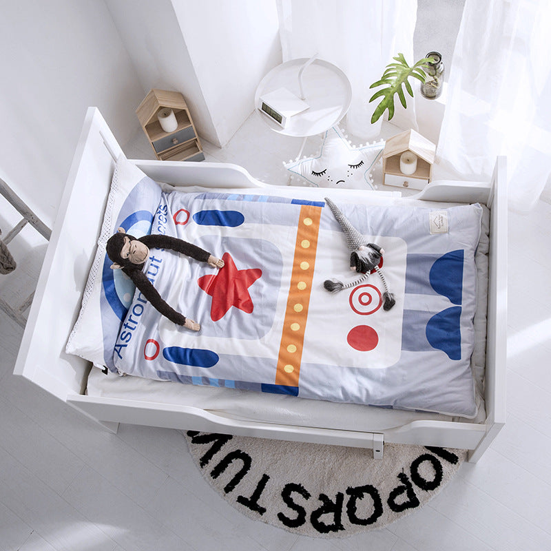 Kids Sleeping Bag With Pillow - Astronaut Sleeping Envelope Just Kidding Store