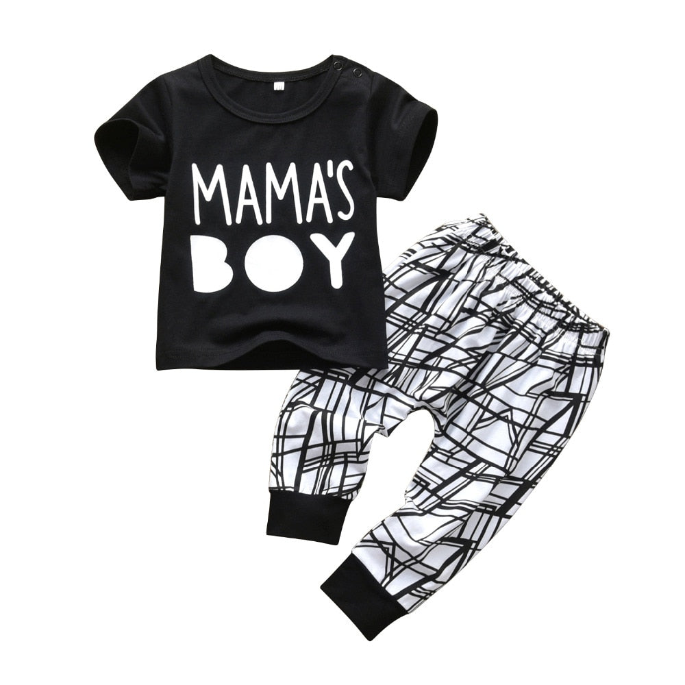 Mama's Boy Pajama Set - Just Kidding Store