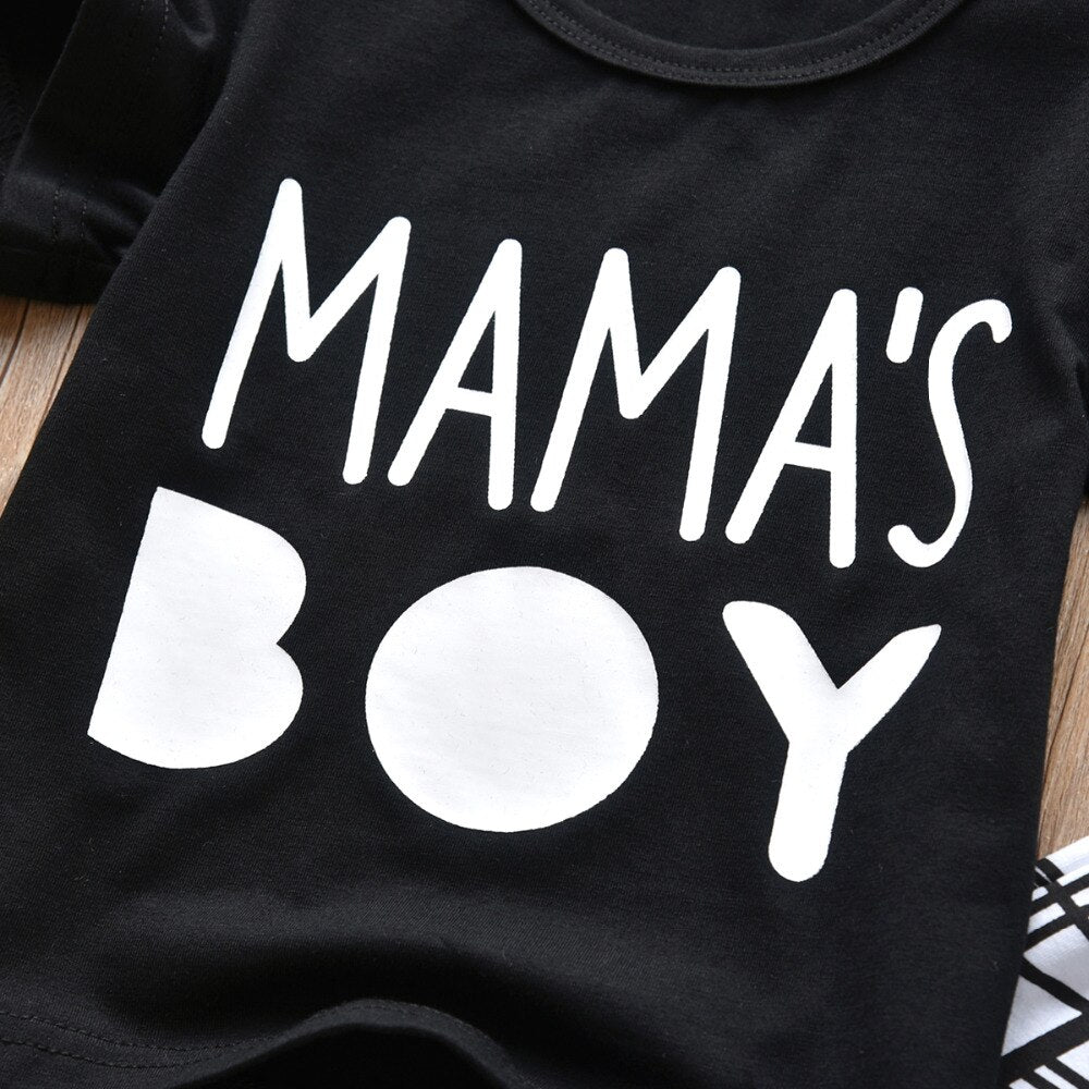Mama's Boy Pajama Set - Just Kidding Store