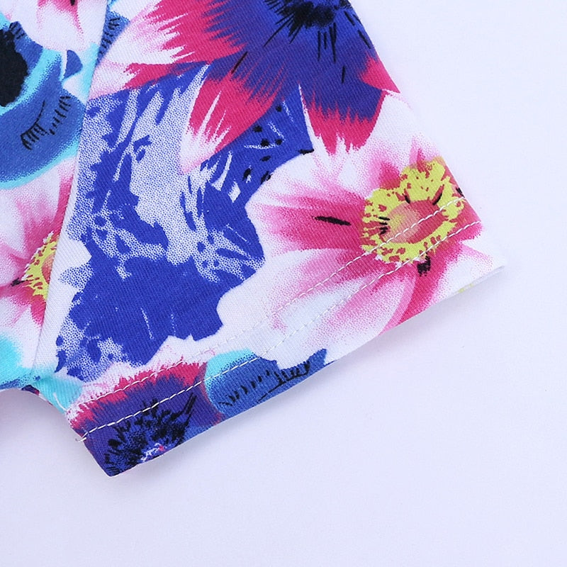 Spring Flowers Summer Romper Baby Kids Fashion - Just Kidding Store