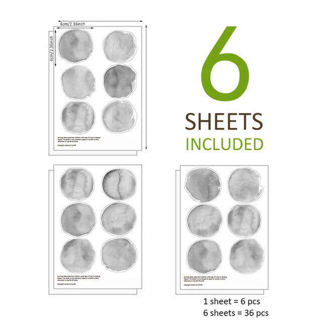 Watercolor Dot Wall Decal Kids Wall Stickers - Just Kidding Store