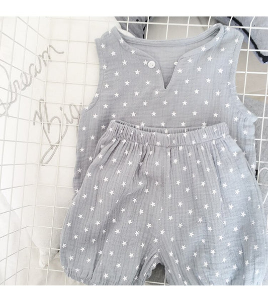 Summer Soft Baby Toddler Kids Cotton Pajamas Set - Just Kidding Store