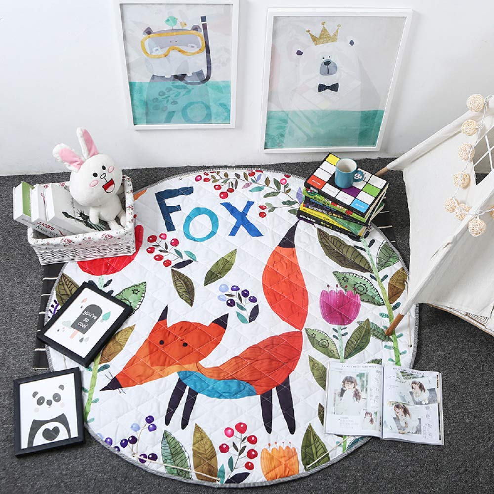 Activity Play Mat Kids Toy Storage Bag - Red Fox - Just Kidding Store
