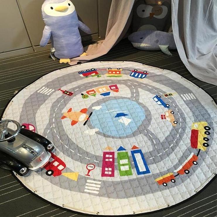 City Map Baby Kids Activity Play Mat Toy Storage - Just Kidding Store