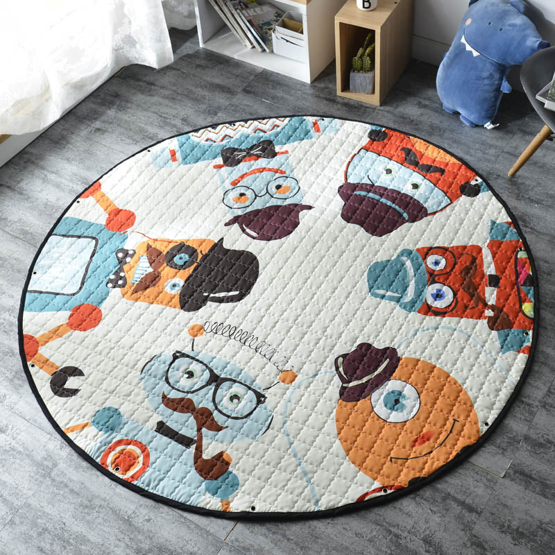 Activity Play Mat - Kids Toy Storage Bag - Robots - Just Kidding Store
