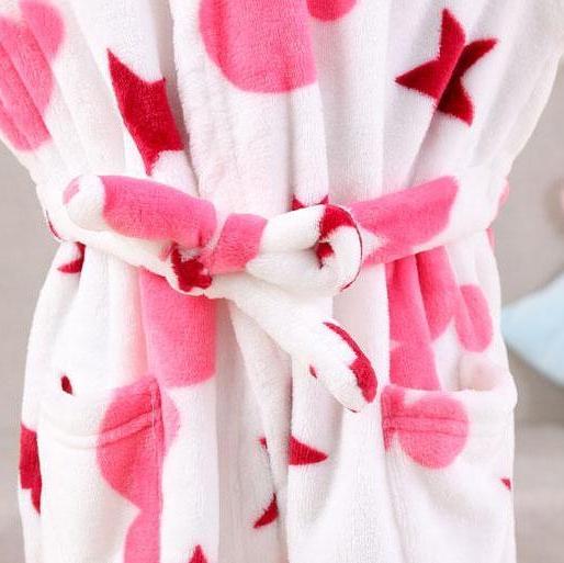 Lucky Star Flannel Robe - Just Kidding Store