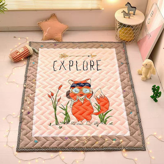 Quilted Children Play Mat Baby Anti Skid Crawling Mat - Just Kidding Store