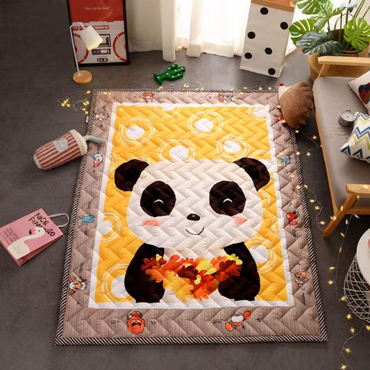 Quilted Children Play Mat Baby Anti Skid Crawling Mat - Just Kidding Store