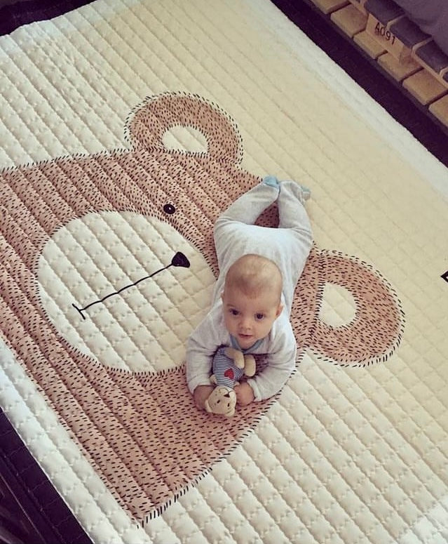 Oversized Play Mat - Quilted Anti Skid Carpet - Just Kidding Store