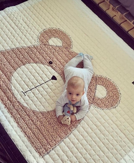 Oversized Play Mat - Quilted Anti Skid Carpet - Just Kidding Store