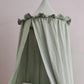 OEKO-Tex Premium Muslin Cotton Canopy With Frills