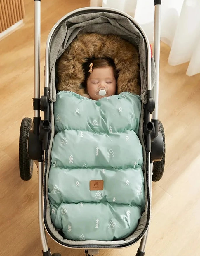 Winter Windproof Footmuff - Universal Pram Sleepsack 0-24M - Just Kidding Store