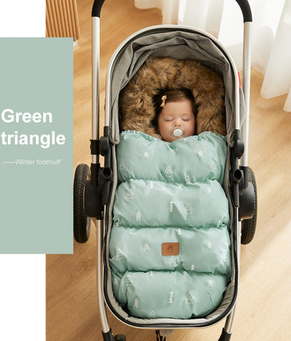 Winter Windproof Footmuff - Universal Pram Sleepsack 0-24M - Just Kidding Store