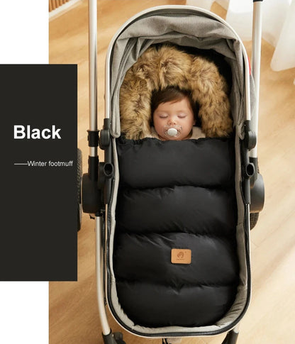 Winter Windproof Footmuff - Universal Pram Sleepsack 0-24M - Just Kidding Store