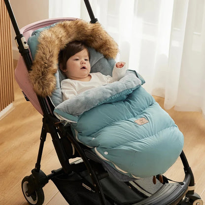 Winter Windproof Footmuff - Universal Pram Sleepsack 0-24M - Just Kidding Store