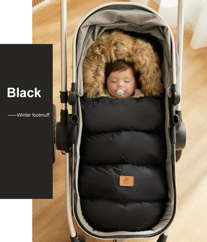 Winter Windproof Footmuff - Universal Pram Sleepsack 0-24M - Just Kidding Store