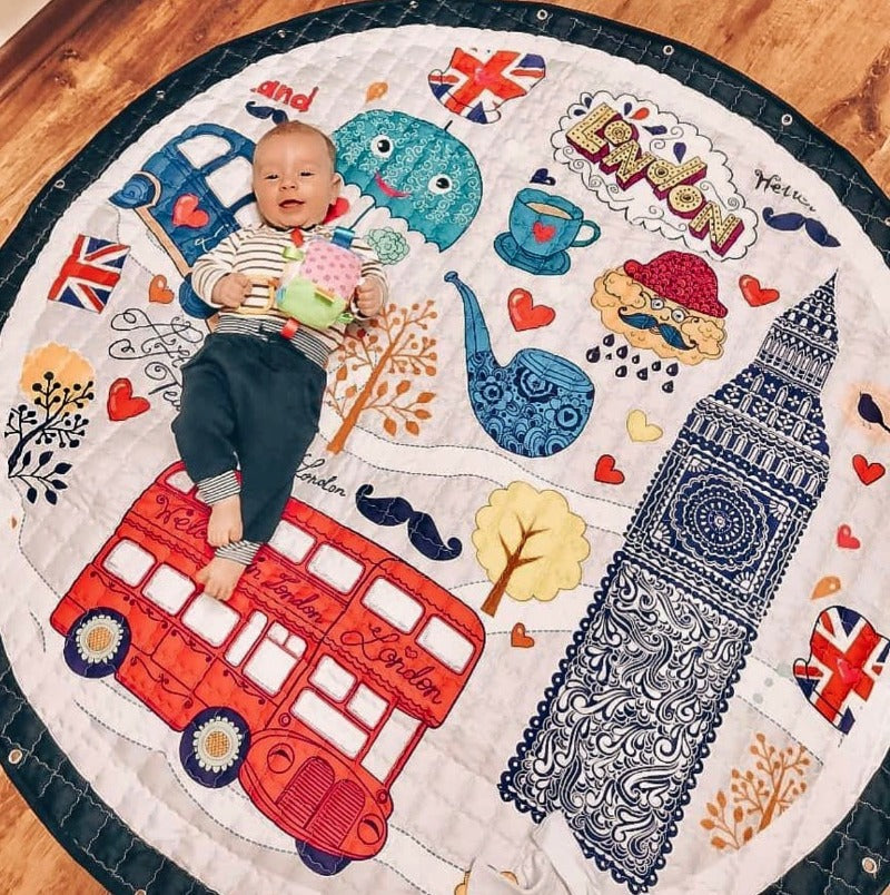 Activity Play Mat - Toy Storage - London - Just Kidding Store
